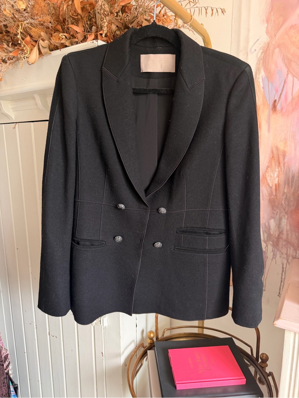 GeorgesRech Classic Black Double-Breasted Blazer